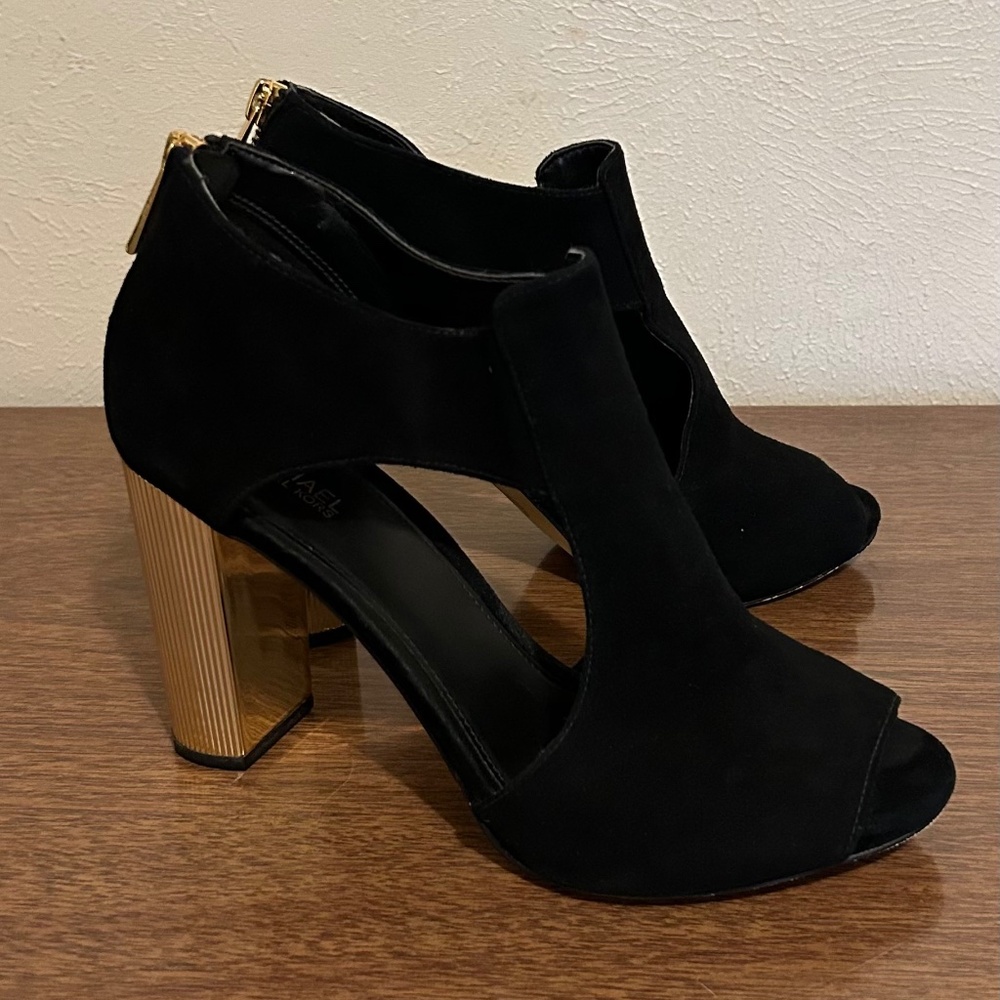Michael Kors “Paloma” suede heels